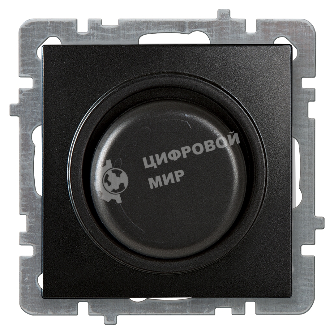Nilson Механизм Светорегулятор LED, СУ, 30-300 Вт, ТУРАН-АЛЕГРА-ТОР, черный глянец (24220478)