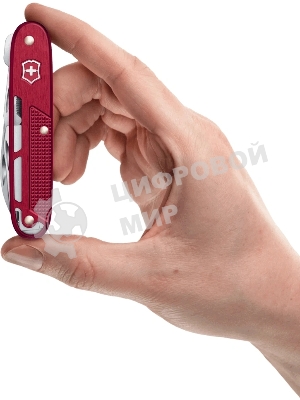 Нож перочинный Victorinox Synergy X Alox (0.8226.20) 93мм 10функц. красный карт.коробка