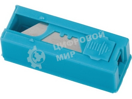 Лезвия для ножа Gross 79376 19 мм, трапециевидные, пластиковый пенал, 12 шт