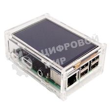 Корпус ACD Acrylic Case w/3.5 inch LCD hole for Raspberry Pi 3