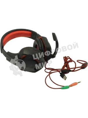 Гарнитура Defender WARHEAD G-370 черный/красный