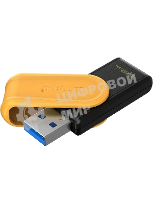 Флешка USB Kingston DataTraveler Exodia S (DTXS/512), 512Gb, USB 3.2 Gen 1, R/W 150/60, желтый/черный