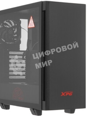 Компьютерный корпус XPG INVADER X черный (INVADERXMTWOF-BKCWW) Mid-Tower, Micro-ATX, Mini-ITX, Standard-ATX, USB 3.2 Gen2 Type-A, USB 3.2 Gen2 Type-C