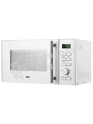 Микроволновая печь BBK 23MWS-951T/W белый, 23 л, 900 Вт, переключатели - кнопки, поворотный механизм