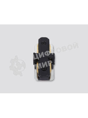 GL7160 BK черный матовый коннектор прямой для однофазного шинопровода Standard 220V NEW 79*35*20