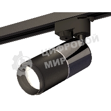 Светильник Ambrella light XT6302040 SBK/DCH/PBK черный песок/черный хром/черный полированный MR16 GU5.3