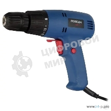 Дрель-шуруповерт Победа ДШС-475, 475 Вт, 19 Нм, щеточный