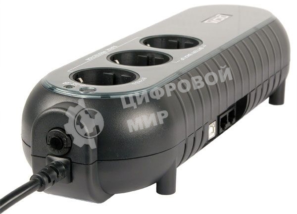 Источник бесперебойного питания Powercom WOW 500U 250Вт 500ВА черный