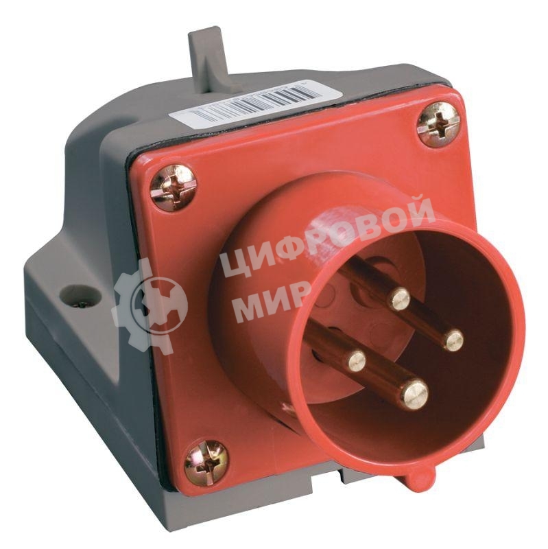 Вилка эл. наруж. уст. 16А 3P+PЕ 380В IP44 ССИ-514 IEK PSR52-016-4