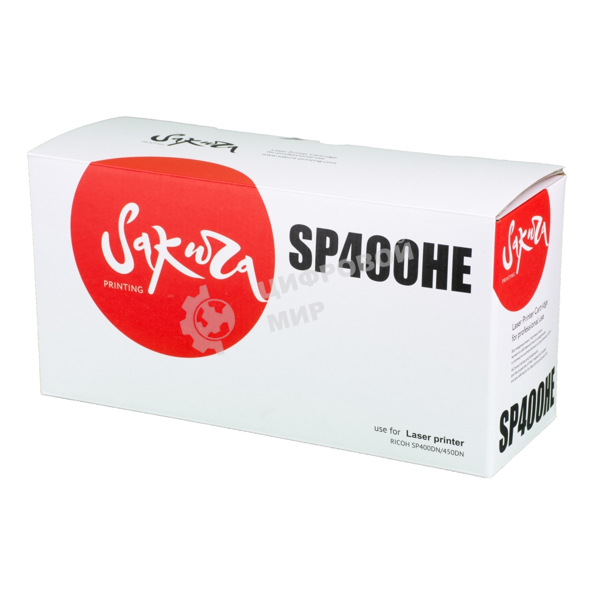 Картридж Sakura SP400HE для Ricoh SP450DN, черный, 10 000 к.