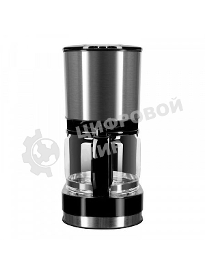 Кофеварка капельная Redmond RCM-M1507 черный/серебристый, исп. кофе - молотый, 0.6 л, 600 Вт