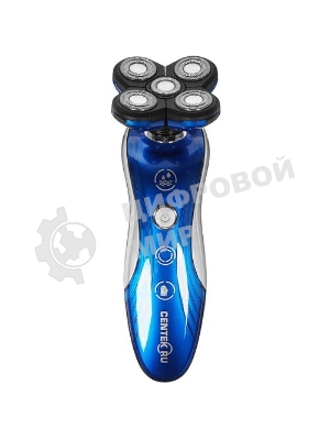 Электробритва Centek CT-2182 ротор, 5 плавающих головок, аккумулятор + работа от сети, влажное бритье