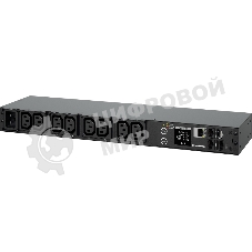 Блок распределения питания CyberPower PDU PDU41005 (PDU20SWHVIEC8FNET) 1U type, 16Amp, plug IEC 320 C20, (8) IEC 320 C13