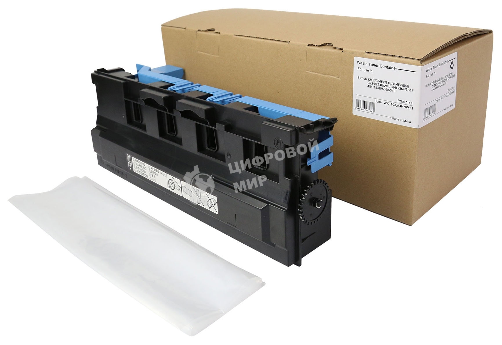 Бункер CET CET7114 (WX-103/A4NNWY1) для Konica Minolta Bizhub 224E/284E