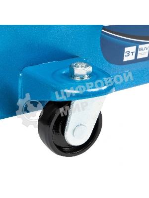 Домкрат гидравлический подкатной Stels высокий подъем, 3т SUV, 190-535 мм, в кейсе