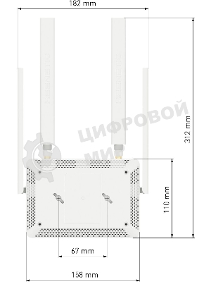 Роутер беспроводной Keenetic Runner 4G (KN-2212) с модемом 4G, Mesh Wi-Fi N300 и 4-портовым Smart-коммутатором