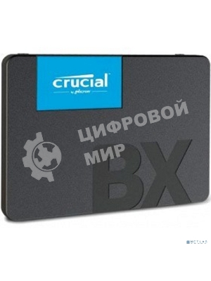Накопитель SSD Crucial BX500, 2Tb, SATA III, 2.5