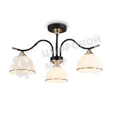Светильник Ambrella light TR3161/3 BK/FGD черный/золото E27/3 max 60W D580*300