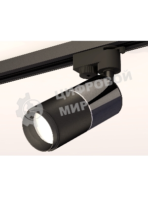 Светильник Ambrella light XT6302040 SBK/DCH/PBK черный песок/черный хром/черный полированный MR16 GU5.3