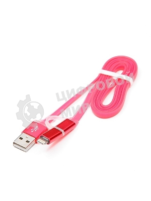 Кабель USB2.0 Cablexpert CC-mAPUSB2pk1m, AM/microBM 5P - iPhone lightning, 1м, комбо кабель, алюминиевые разъемы, розовый, блистер