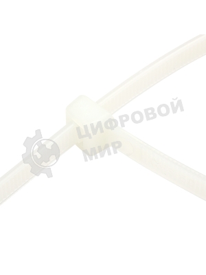 Хомут-стяжка кабельная нейлоновая PROconnect 350 x4,8 мм, белая, упаковка 100 шт.