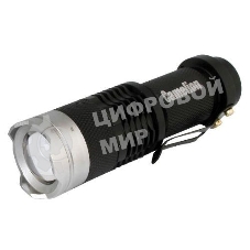 Фонарь LED5135 (LED XPE ZOOM 3 реж 1хLR6 алюм. блистер черный Camelion 12915