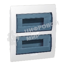 Бокс ЩРВ-П-24модуля встраиваемый пластик IP41 MKP12-V-24-40-10 IEK