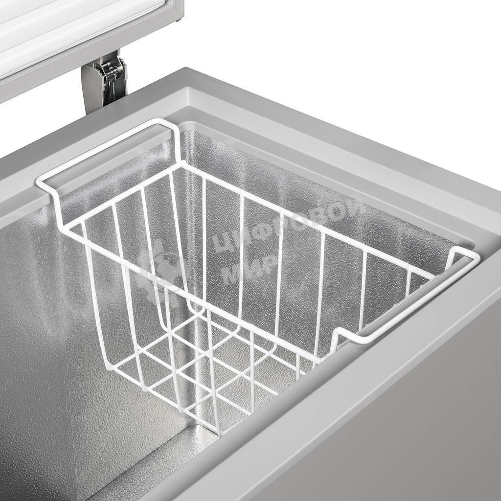 Морозильный ларь Maunfeld MFL200GR, серый, 200л