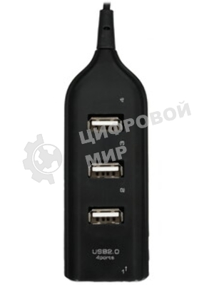 Разветвитель USB Rexant на 4 порта черный