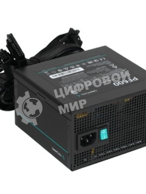 Блок питания Deepcool/GamerStorm PF600 (R-PF600D-HA0B-WDEU), 600Вт, 80 PLUS, 120мм, черный
