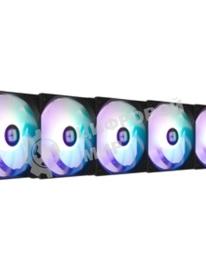 Кулер для корпуса Thermaltight TL-C12C-S (120x120x25мм, 4-pin PWM, ARGB, 66.17CFM, 25.6dBA, 1550RPM, черный)