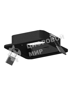 Корпус светильника C7902 SBK черный песок 90*90*H32mm MR16 GU5.3