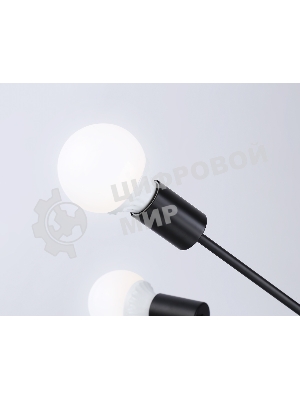Светильник Ambrella light TR80402/6 BK черный E27/6 max 60W D780*150