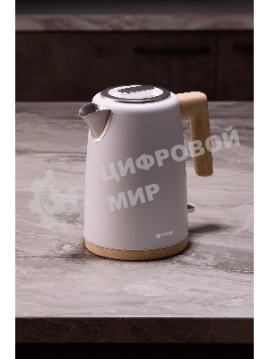 Чайник электрический Vitek VT-1154 1.7л. 2200Вт белый/дерево