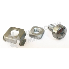 Комплект монтажный № 2 (винт, шайба, гайка с защелкой), упаковка 25 шт.