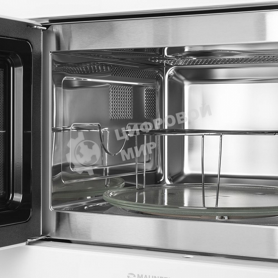 Микроволновая печь встраиваемая Maunfeld MBMO.25.7GW белый, 25 л, 900 Вт, переключатели - сенсор