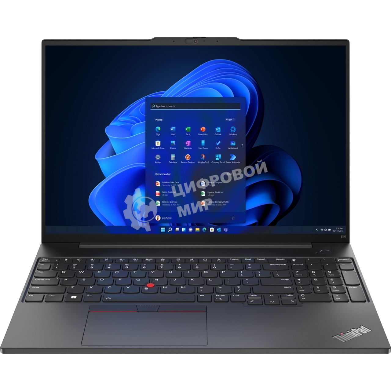 Ноутбук Lenovo ThinkPad E16 G2 Ryzen 7 7735HS 16Gb SSD 512Gb AMD Radeon 16