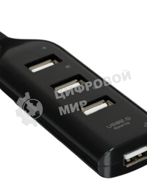 Разветвитель USB Rexant на 4 порта черный