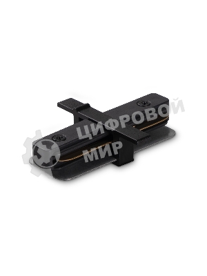Коннектор прямой для встраиваемого шинопровода GL7162 BK черный IP20 220V 81*60