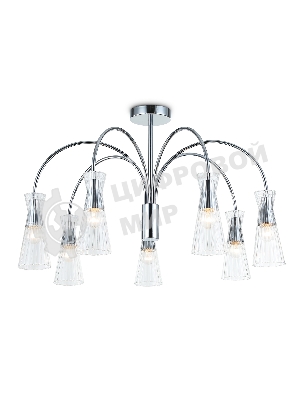 Люстра Ambrella light LH55653/7 СH/CL хром/прозрачный E14*7 max 40W D745*460