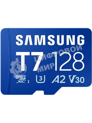 Карта памяти MicroSDXC 128GB Samsung MB-MB128T/WW T7 UHS-1 U3 A2 V30