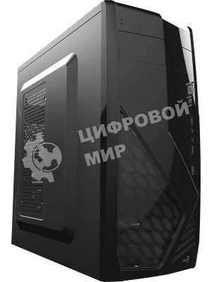 Компьютерный корпус Miditower Aerocool/Formula Cs-1102 черный ATX/micro ATX/mini ITX, USB 3.0 (без БП) 58133