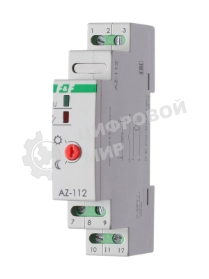 Фотореле AZ-112 (выносной герметичный фотодатчик монтаж на DIN-рейке 1 модуль 230В 16А) F&F EA01.001.013