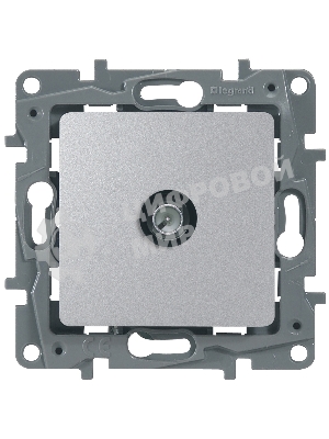 Розетка телевизионная TV - оконечная - 5 дБ - 5-862 мГц - Etika - алюминий