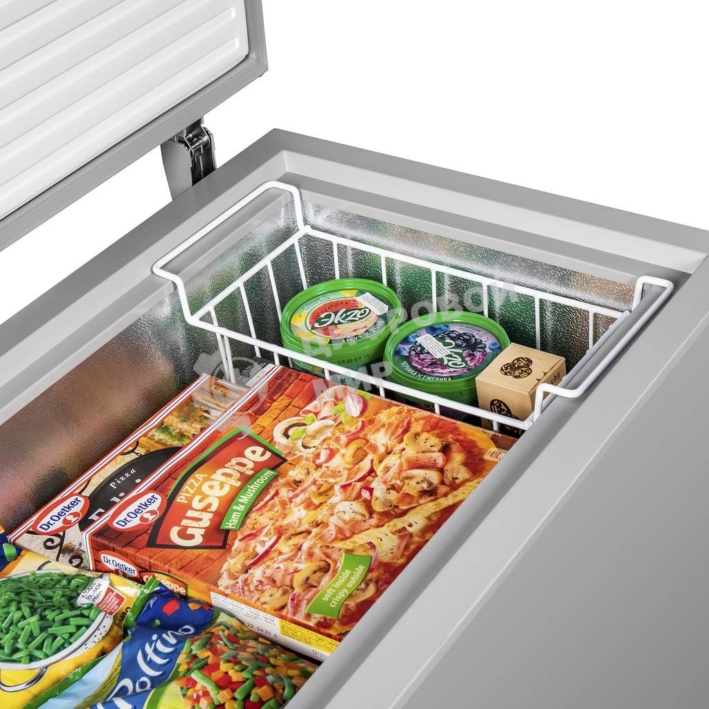 Морозильный ларь Maunfeld MFL200GR, серый, 200л