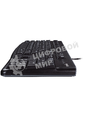 Комплект клавиатура+мышь Logitech MK120 проводной, USB, 1000 DPI, чёрный(заводская гравировка)