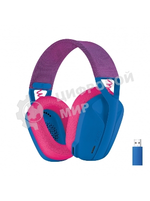 Гарнитура беспроводная Logitech Headset G435 LIGHTSPEED Wireless Gaming BLUE - Retail