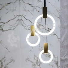 Светильник подвесной Halo Gold, 20 см