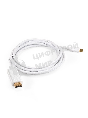 Кабель-адаптер Type-C-HDMI ExeGate EX-CM-HDMI2M-0.1 (USB Type-C/19M, 4K@120HZ 8K@ 30Hz, 1,8м)