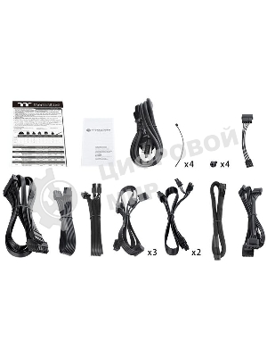 Блок питания Thermaltake Toughpower (GF3 PS-TPD-1200FNFAGE-4) 1200Вт, 80 PLUS Gold, 135мм, модульный, черный